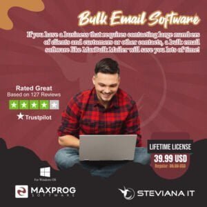 Maxprog Bulk Mass Email Marketing Lifetime License Key Software Digital Marketing Solution cheapest price with 1 year free Support